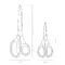 Ножницы HuoHou Titanium Stationery Scissors 2шт HU0030 (Black)