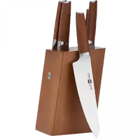 Набор ножей HuoHou 6-piece German Steel Kitchen Knife Set (HU0158) Brown