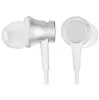 Вакуумные наушники (гарнитура) Xiaomi Mi In-Ear Headphones Basic Silver (серебристые) / Xiaomi Piston Basic