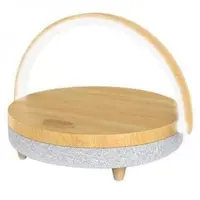 Колонка с беспроводной зарядкой Ezvalo Wireless Charging Music Desk Lamp LYYD01 Wood
