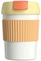 Стакан-непроливайка KissKissFish Rainbow Vacuum Coffee Tumbler Mini Yellow (Желтый) S-U35C-131