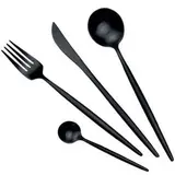 Набор столовых приборов Maison Maxx Stainless Steel Cutlery Set CYZ-001H (Black)