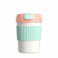 Стакан-непроливайка KissKissFish Rainbow Vacuum Coffee Tumbler Mini Pink (Розовый) S-U35C-148