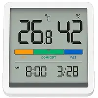 Термометр-гигрометр MIIIW Mute Thermometer And Hygrometer Clock S210 MW22S06